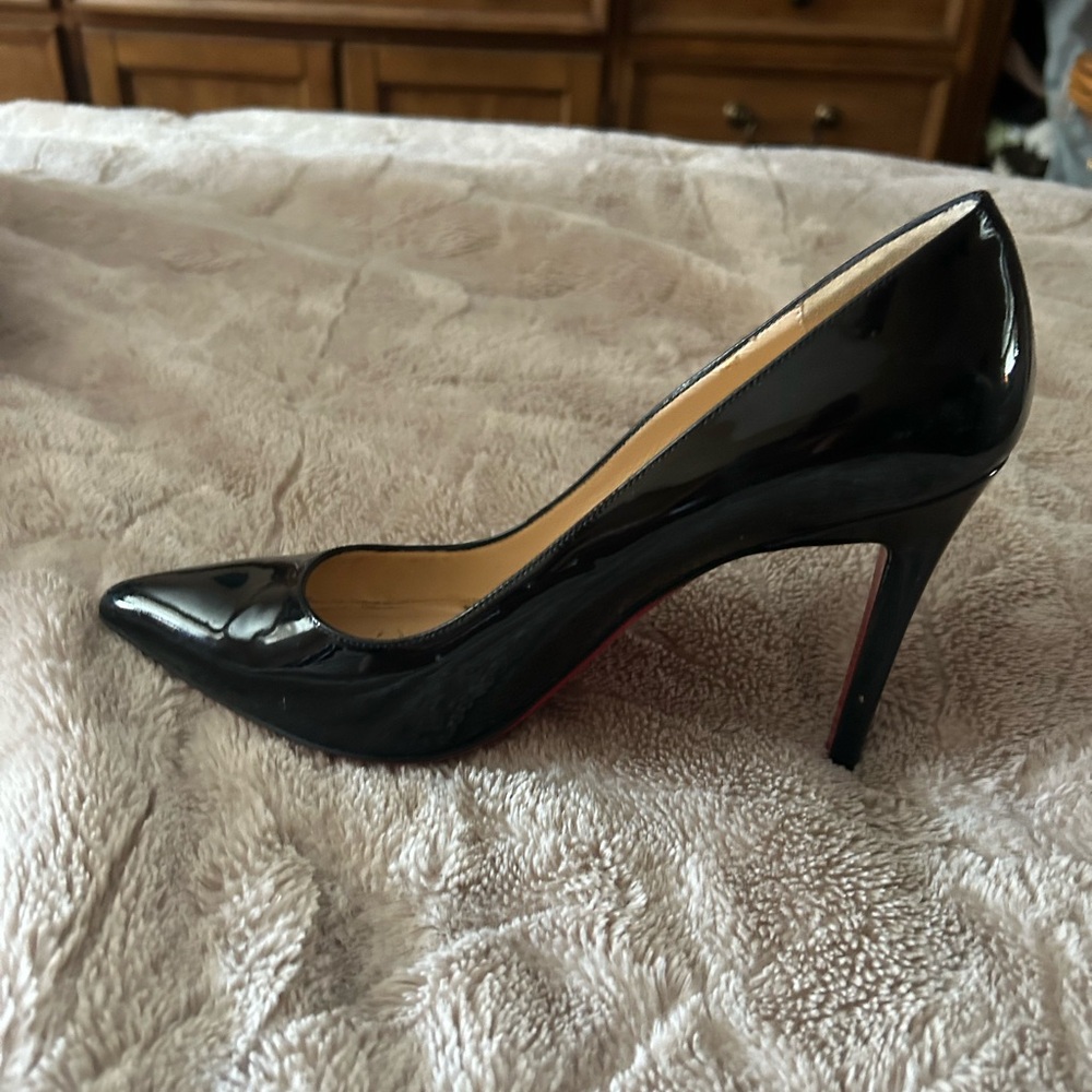 Pigalle Louboutins patent leather